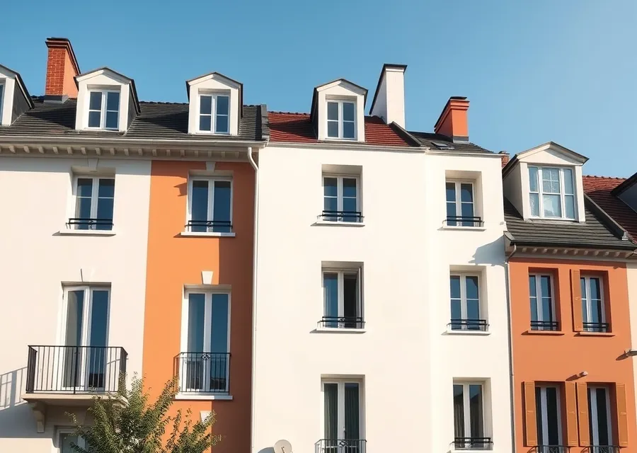 Façade rénovée par un artisan peintre à Marseille